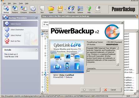 LG GGW-H20L - software CyberLink PowerBackup