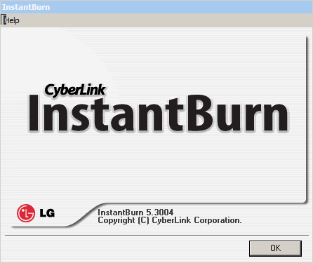 LG GGW-H20L - software CyberLink InstantBurn
