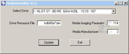 LG GGW-H20L - software LightScribe MediaIdentifier