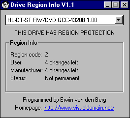 LG GCC-4230B Region Info