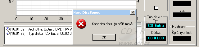 Optiarc AD-7191A - CDspeed čtení CD-DA s Key2Audio