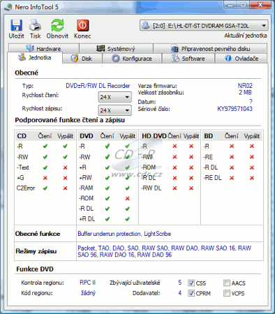 ASUS F3KA, InfoTool