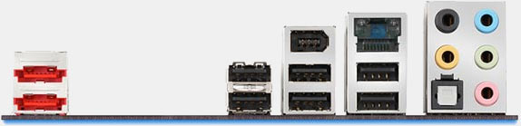 Základní deska Intel D5400XS pro platformu Skulltrail - zadní ko