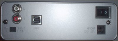 Plextor PX-W4824TU - zadní panel (externí)