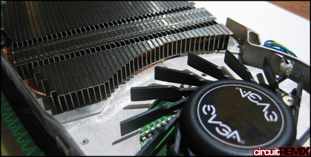 GeForce 8800 GT, detail chlazení