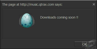 Qtrax - downloads coming soon