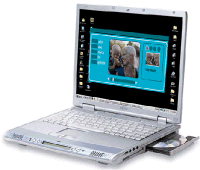 Fujitsu-Siemens LifeBook C s DVD-RW recorderem