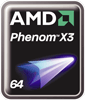 AMD Phenom X3 logo