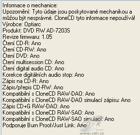 Optiarc AD-7203S - CloneCD