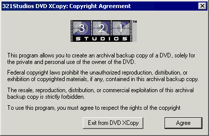 DVD X Copy Agreement