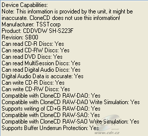 Samsung SH-S223F - CloneCD