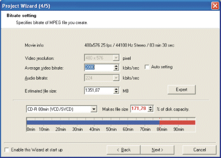 TMPGEncoder nastavení pro MPEG