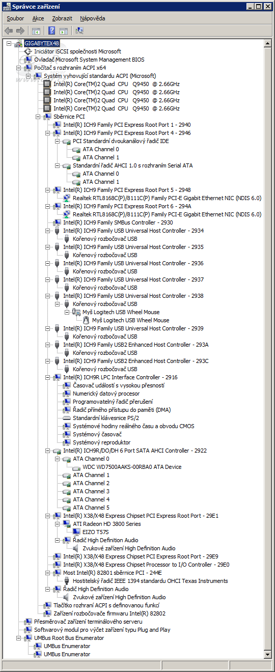 GA-X48-DS5: Správce zařízení