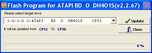 LiteOn DH-4O1S - upgrade firmware