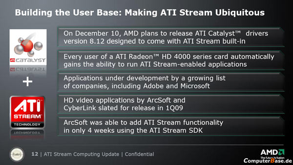 Plány AMD na zpřístupnění ATI Stream pro běžné domácí počítače s
