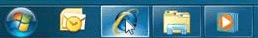 Windows 7 Taskbar - barevné rozlišení ikon