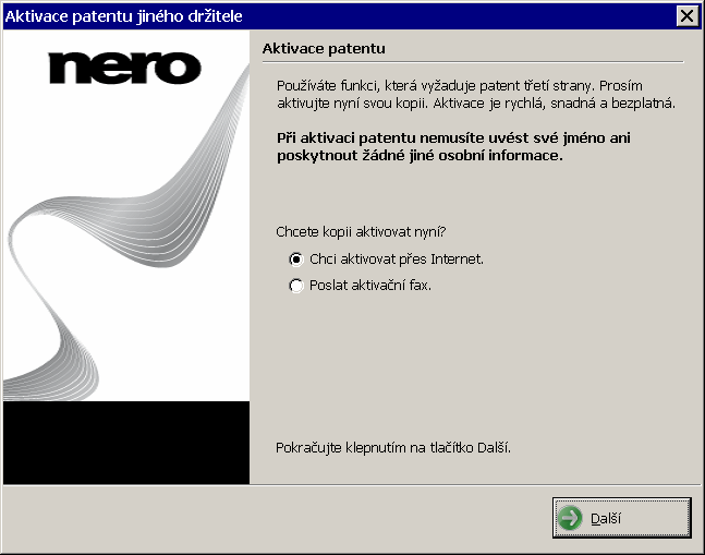 Nero 9 - Vision patent