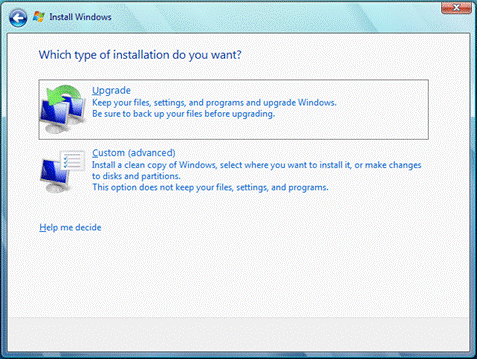 Windows 7 Upgrade