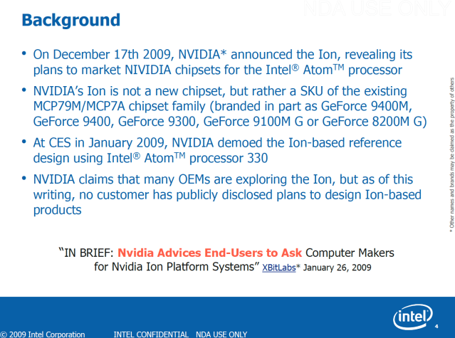 NVIDIA Ion Competitive Positioning Guide - 02