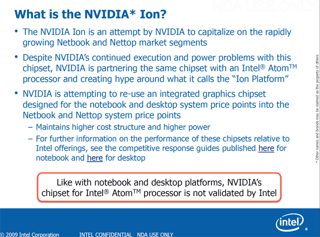 NVIDIA Ion Competitive Positioning Guide - 04