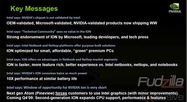 Reakce nVidie na Intelův postoj k nVidia Ion Platform - 01