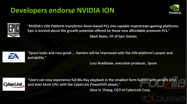 Reakce nVidie na Intelův postoj k nVidia Ion Platform - 04