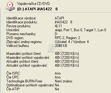 LiteOn iHAS422 - Alcohol 120%