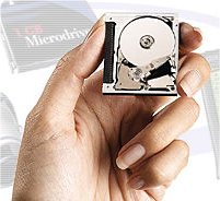 IBM microdrive v ruce