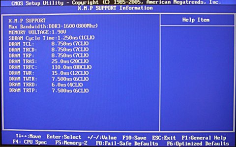 Test MSI X58Pro - BIOS  