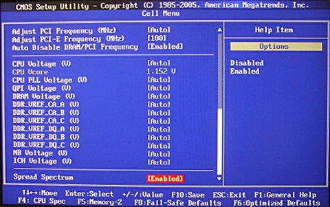 Test MSI X58Pro - BIOS  