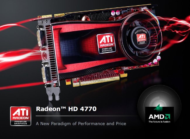 ATI Radeon HD 4770 - materiály