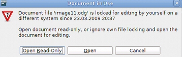 OpenOffice.org 3.1 uzamčení souboru na síti