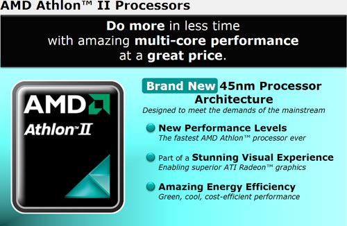 AMD Athlon II - slajd