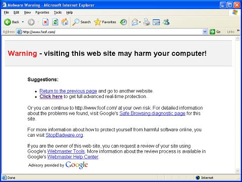 Internet Antivirus Pro - falešný antivir v Internet Exploreru