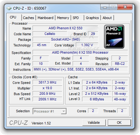 Phenom II X2