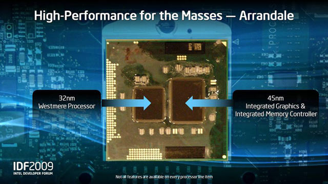 IDF 2009: Procesor Arrandale