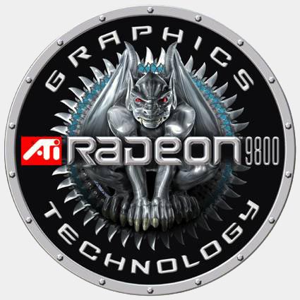 ATI Radeon 9800 velké logo