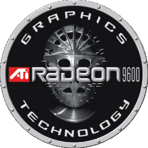 ATI Radeon 9600 velké logo