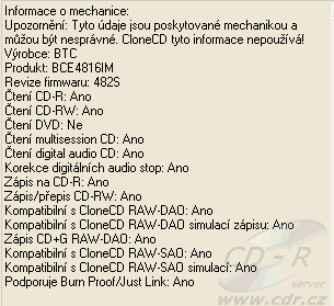 BTC BCE-4816IM - CloneCD