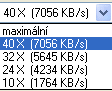 NEC ND-1100A - rychlosti v DriveSpeed