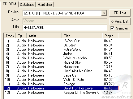 NEC ND-1100A - Feurio s CD-Textem