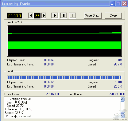 AOpen CRW5224 - CDDAE 99