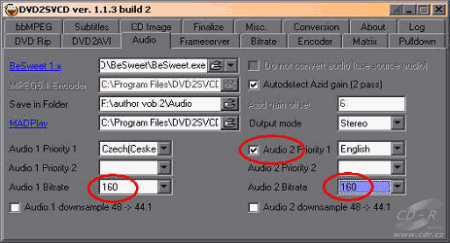 DVD2SVCD Audio2