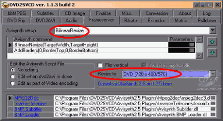 DVD2SVCD Frameserver