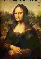 Road to Hell - Mona Lisa komprimovaná a ořezaná