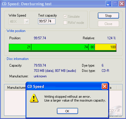 LG GCC-4520B - overburn