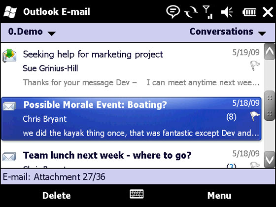 Outlook Mobile 2010