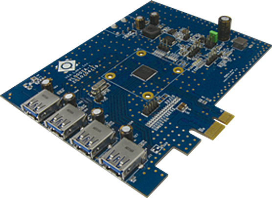 USB 3.0 řadič s VIA Labs VL800 - demo karta