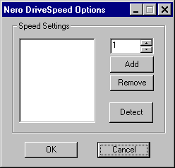 Nero 5.5 Drive speed