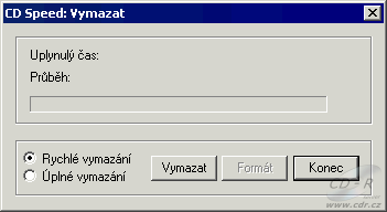 CDspeed 2.02 mazání